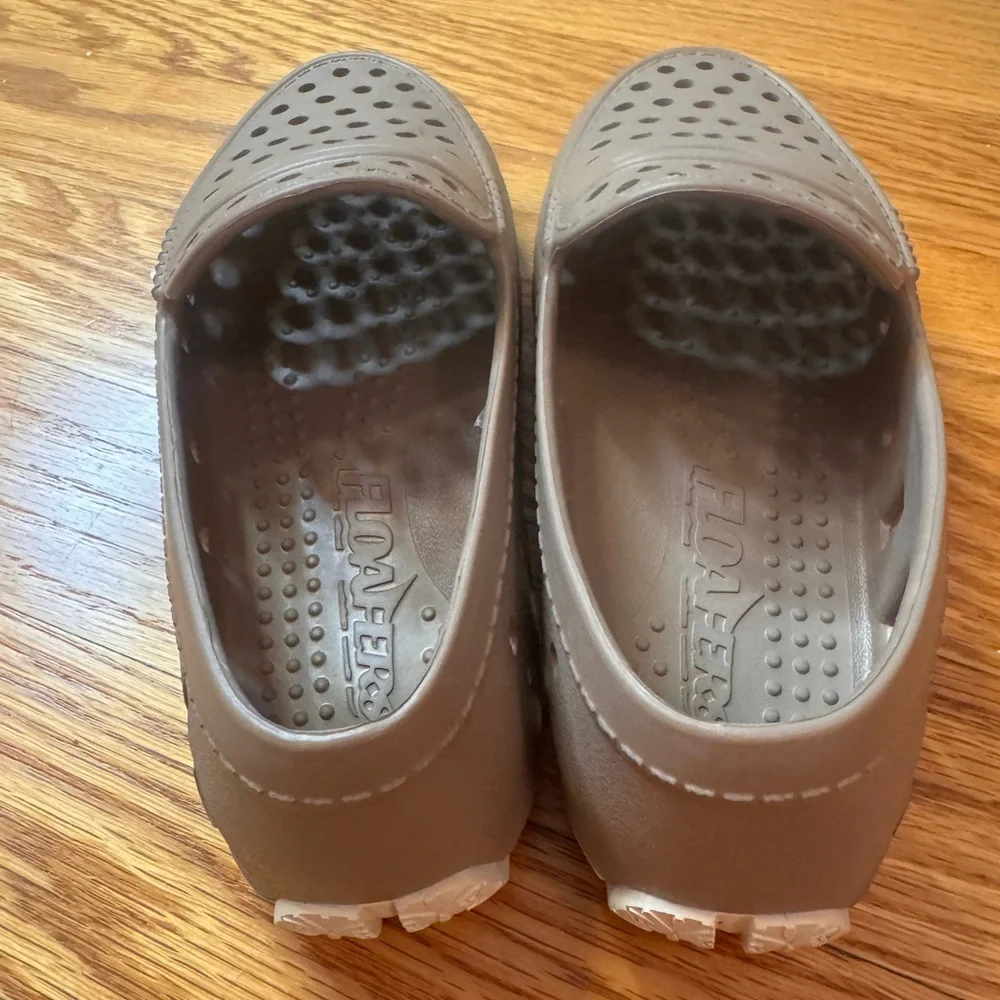 Kids Floafer Casual Slip-On Loafers in Taupe
